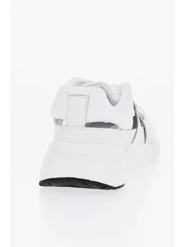 Diesel Kids White Low Top Sneakers - Image 3