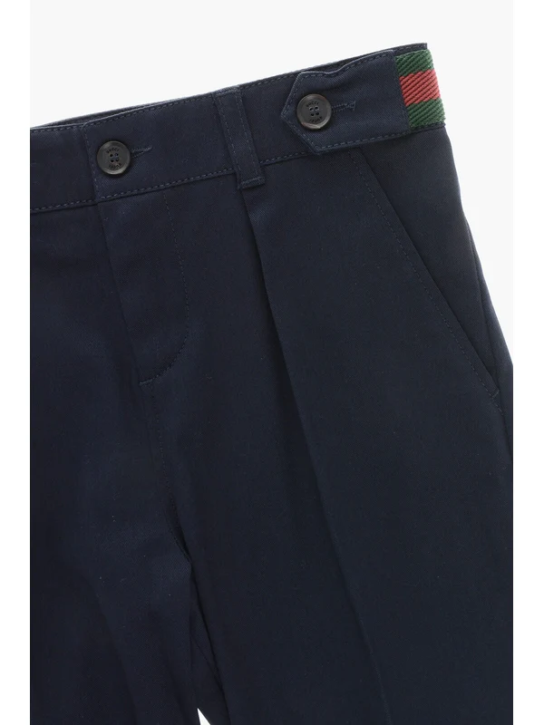Gucci Navy Trousers - Image 3