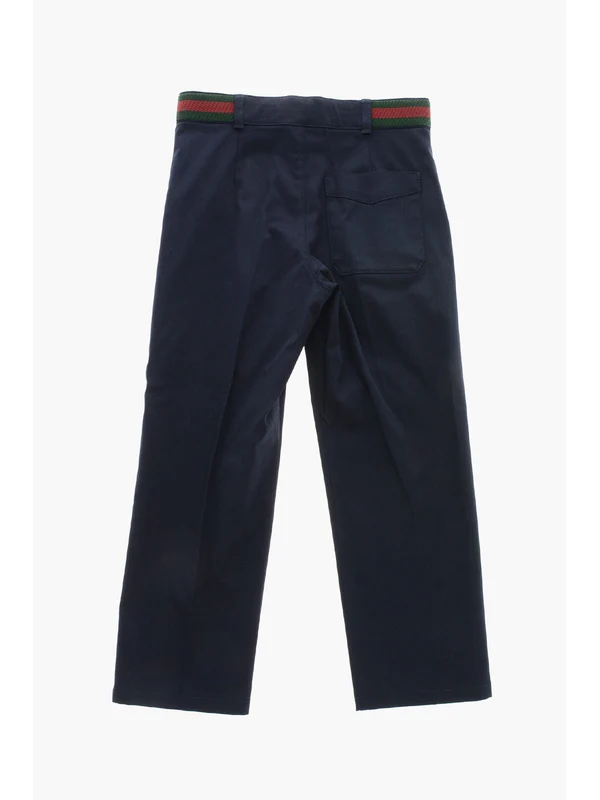 Gucci Navy Trousers - Image 4