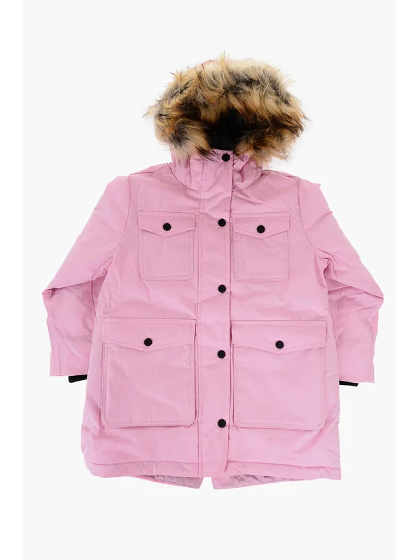 Diesel Pink Parka - Image 2