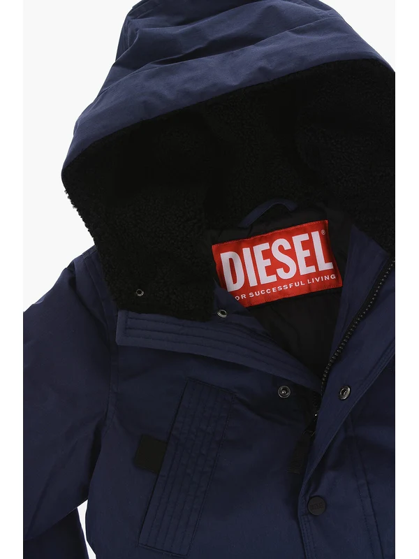 Diesel Navy Parka - Image 4
