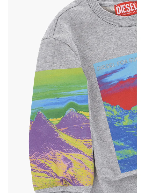Diesel Grey Sweatshirts - Image 3