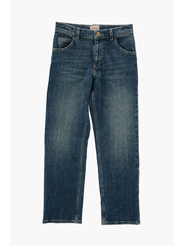 Gucci Blue Denim Pants - Image 2