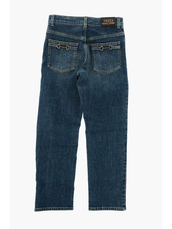 Gucci Blue Denim Pants - Image 4