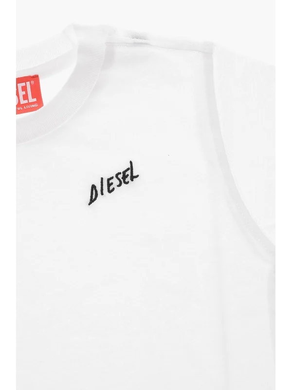 Diesel White Half Sleeve - Image 3