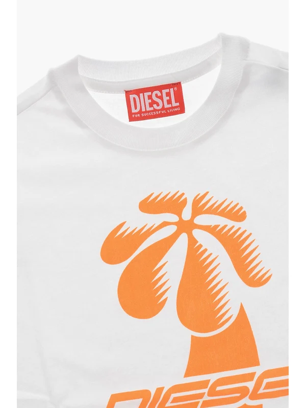 Diesel White Half Sleeve - Image 3