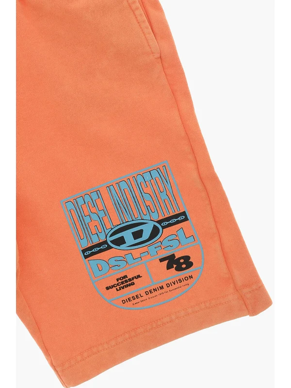 Diesel Orange Shorts - Image 3