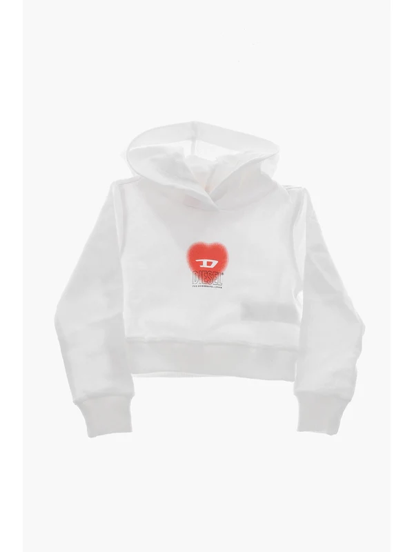 Diesel White Hoodies - Image 2
