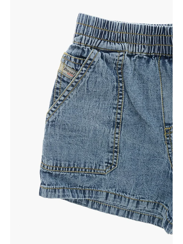 Diesel Blue Shorts - Image 3