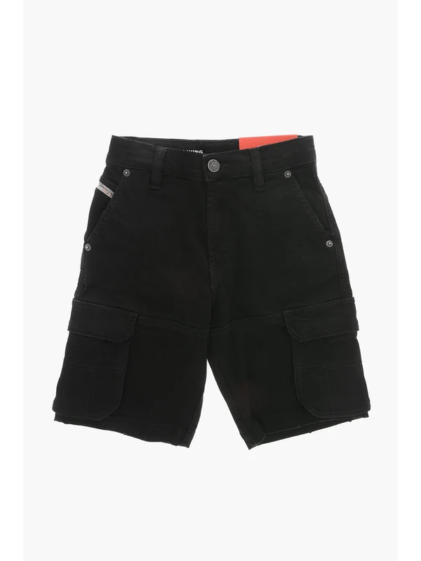 Diesel Black Shorts - Image 2