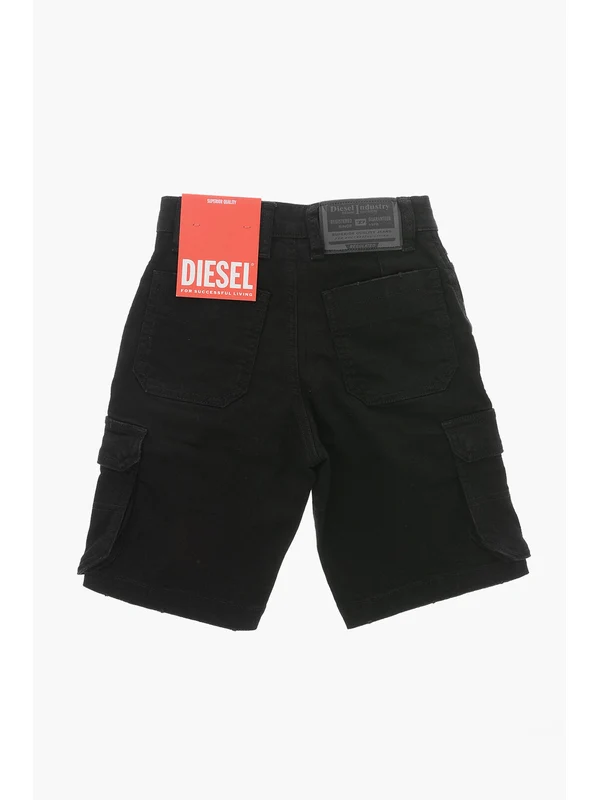 Diesel Black Shorts - Image 4