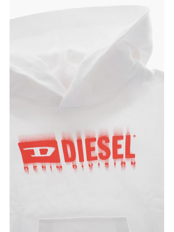 Diesel White Hoodies - Image 3