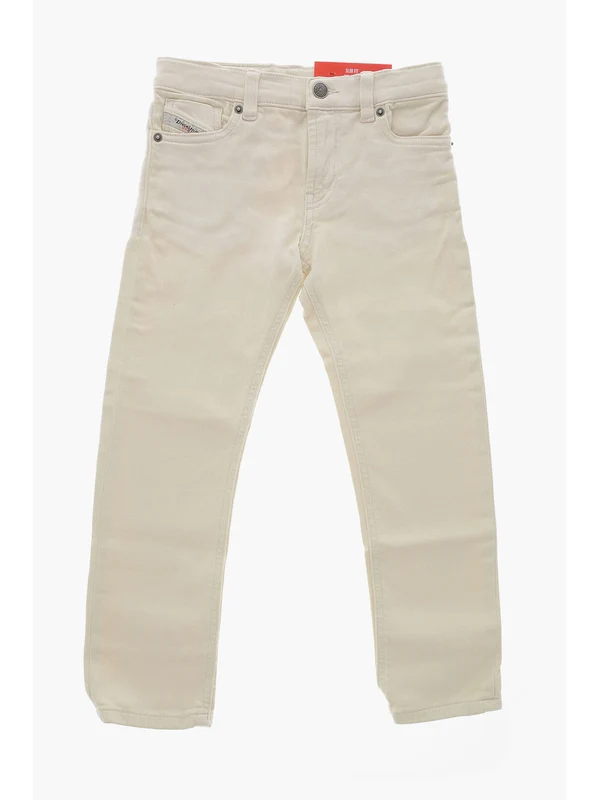 Diesel Beige Denim Pants - Image 2