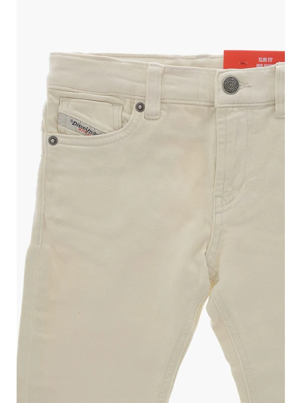 Diesel Beige Denim Pants - Image 3