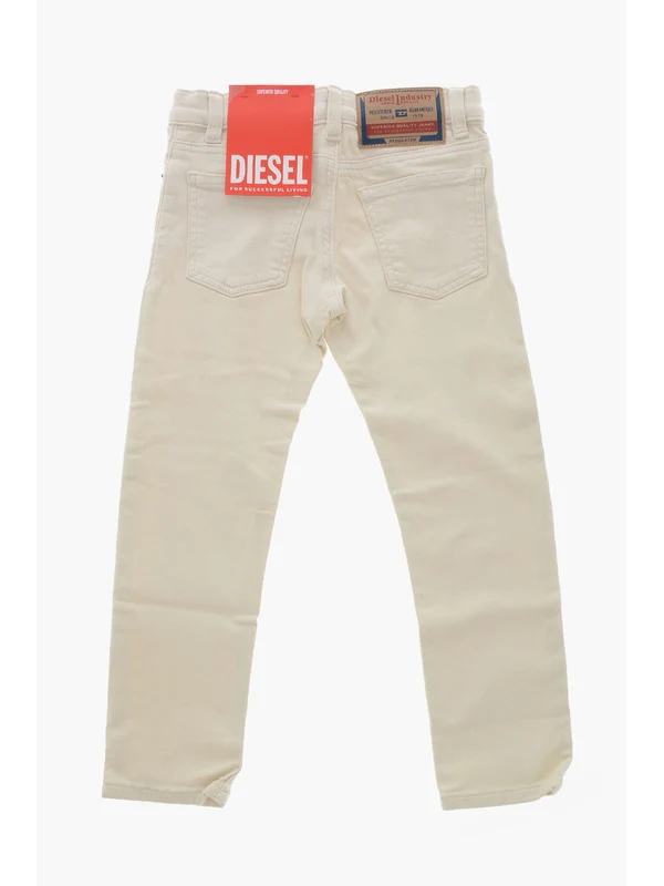 Diesel Beige Denim Pants - Image 4