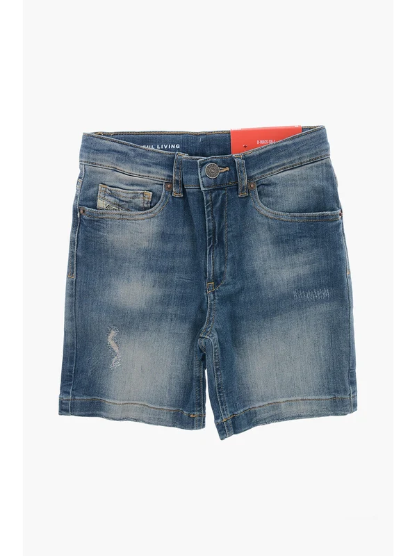 Diesel Blue Shorts - Image 2