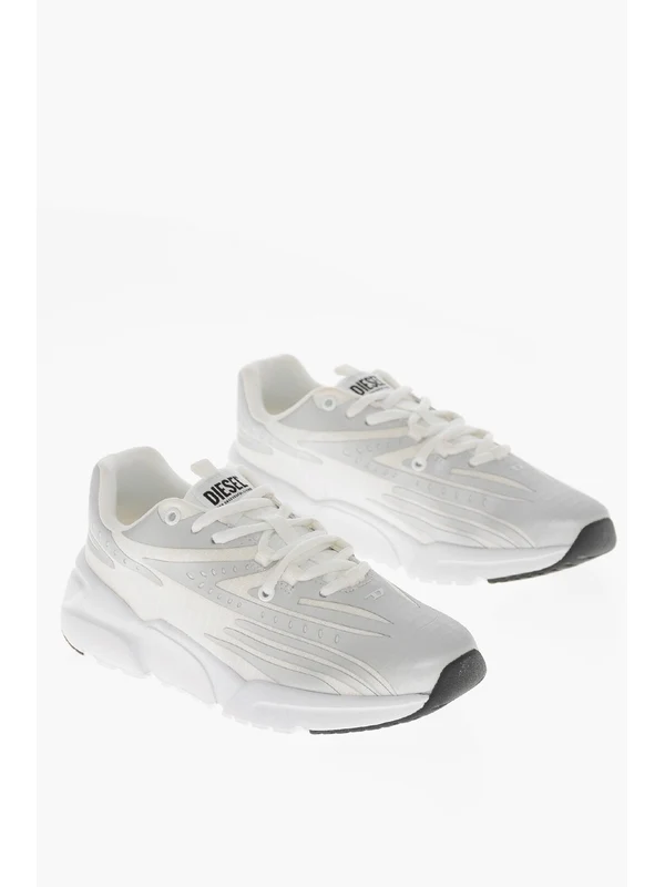 Diesel Kids White Low Top Sneakers - Image 2
