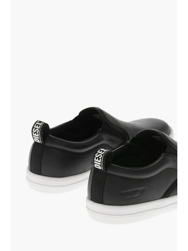 Diesel Kids Black Low Top Sneakers - Image 3