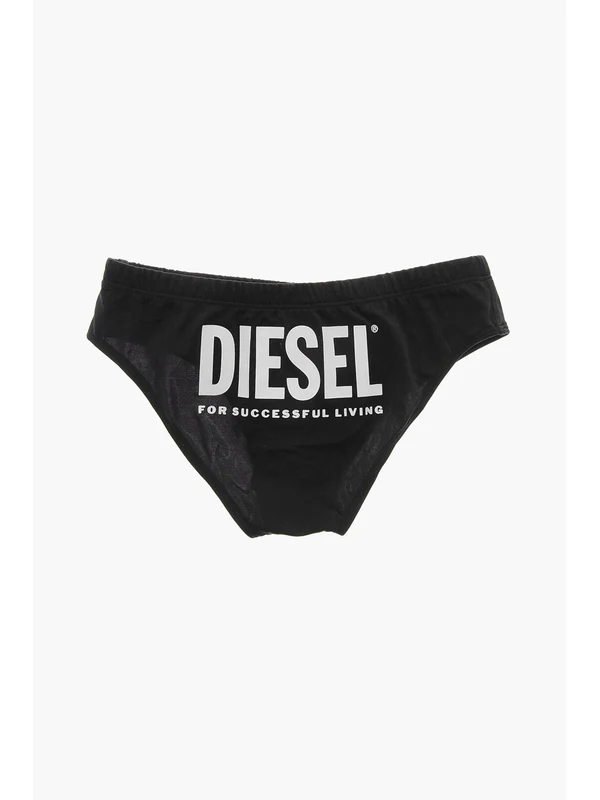 Diesel Black Swim Shorts - Image 4