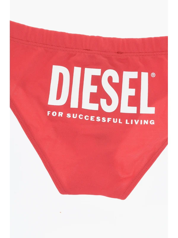 Diesel Red Swim Shorts - Image 4