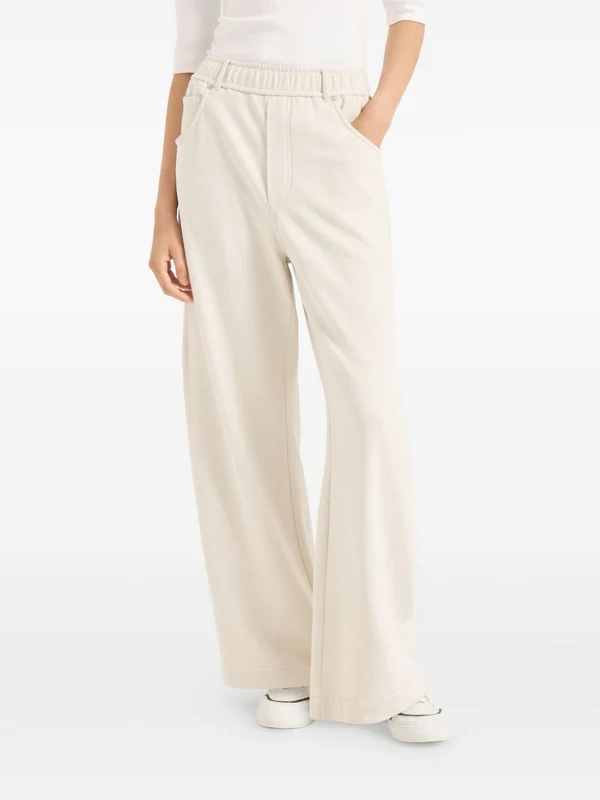 Brunello Cucinelli Ivory Trousers - Image 5
