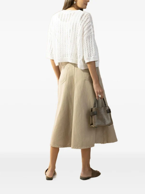 Brunello Cucinelli White Cardigans - Image 5
