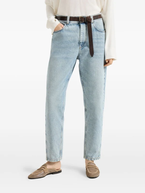 Brunello Cucinelli Blue Denim Pants - Image 2