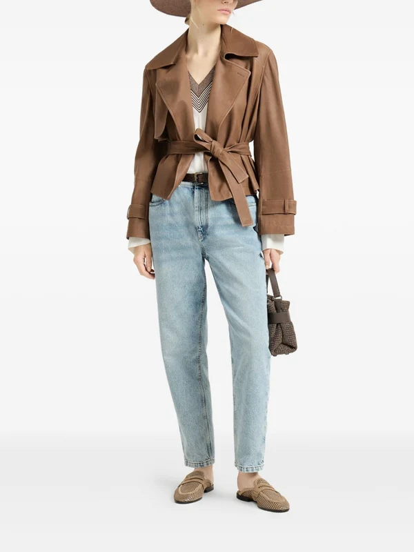 Brunello Cucinelli Blue Denim Pants - Image 3