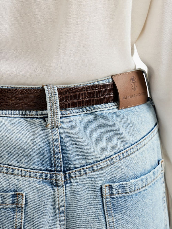Brunello Cucinelli Blue Denim Pants - Image 4