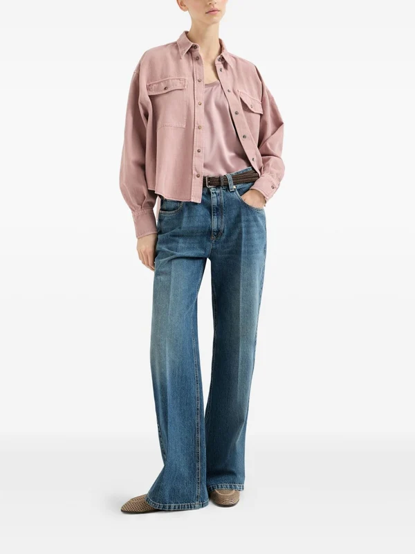 Brunello Cucinelli Blue Denim Pants - Image 2
