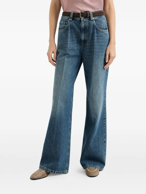 Brunello Cucinelli Blue Denim Pants - Image 4