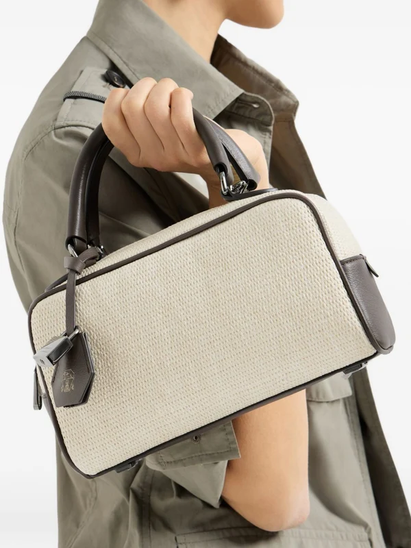 Brunello Cucinelli Beige Tote Bags - Image 4