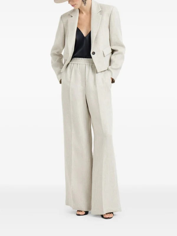 Brunello Cucinelli Beige Tailored Jackets - Image 4