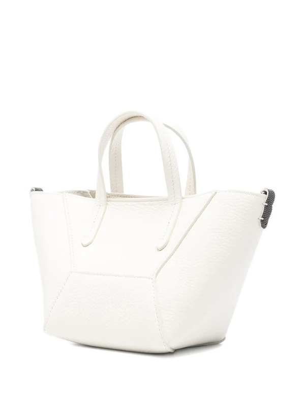Brunello Cucinelli White Tote Bags - Image 5