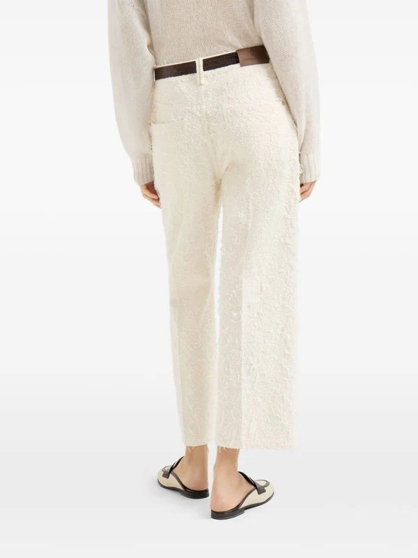 Brunello Cucinelli Beige Trousers - Image 4
