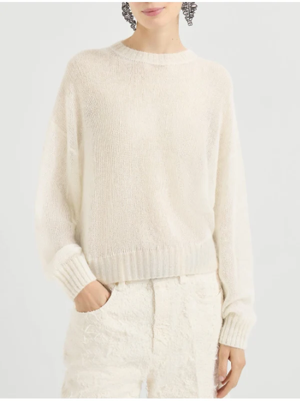 Brunello Cucinelli Ivory Knitted - Image 2