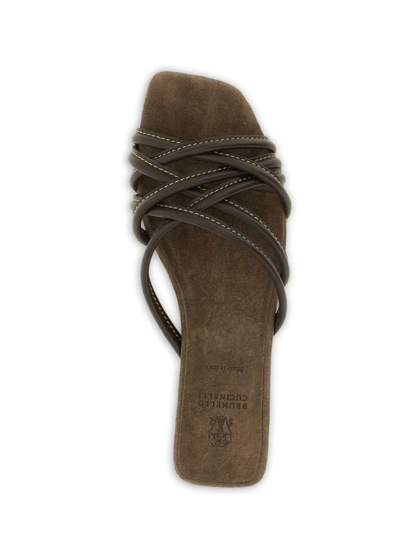 Brunello Cucinelli Brown Sandals - Image 4