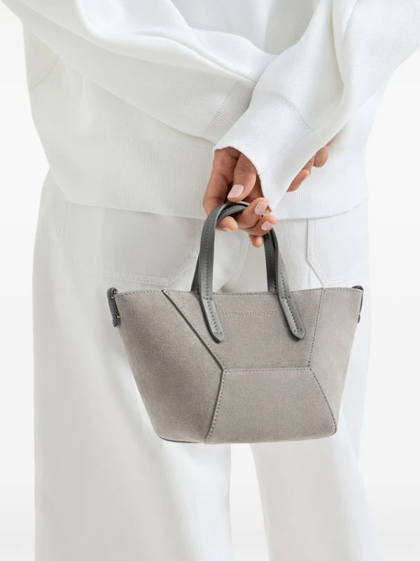 Brunello Cucinelli Grey Tote Bags - Image 2