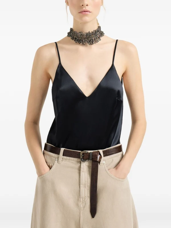Brunello Cucinelli Black Sleeveless - Image 2