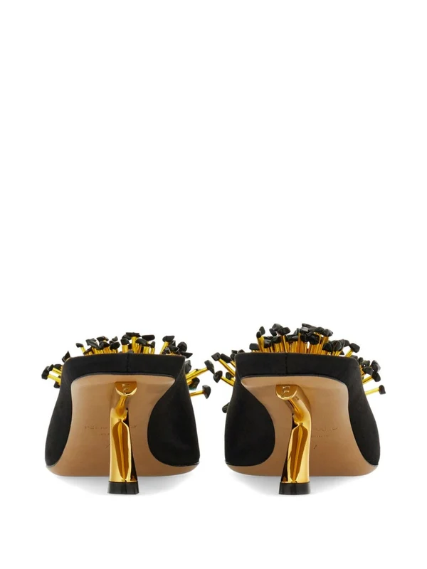 Ferragamo Black Sandal Heels - Image 3