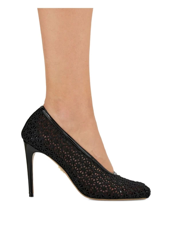 Ferragamo Black Pumps Heels - Image 4
