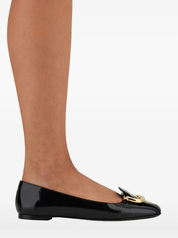 Ferragamo Black Flat Shoes - Image 4