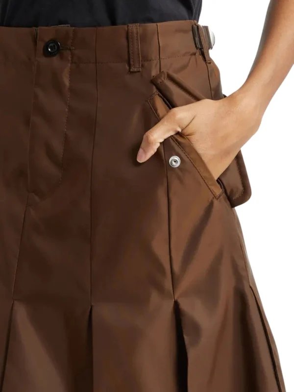 Sacai Brown Skirts - Image 3