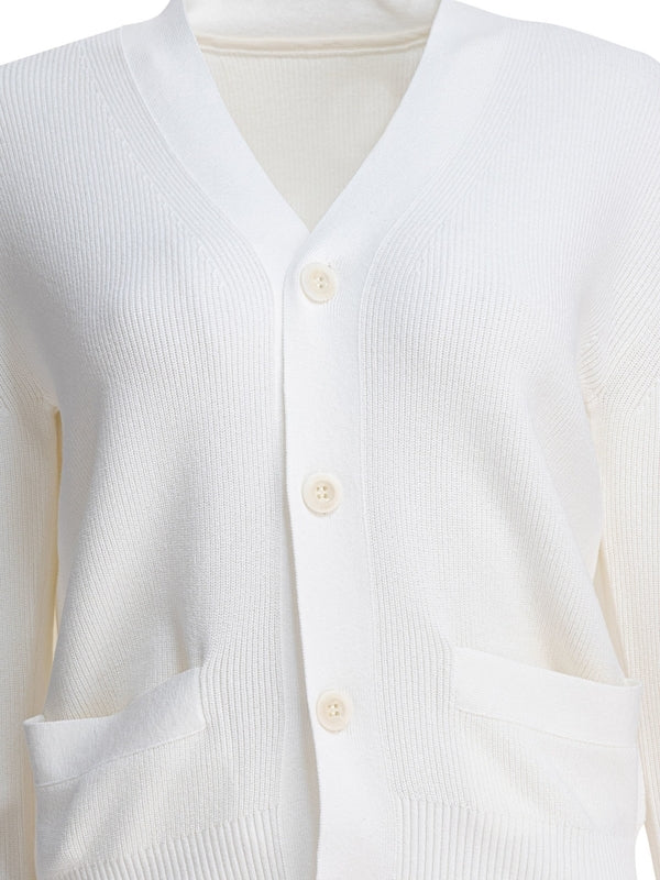 Sacai White Cardigans - Image 3