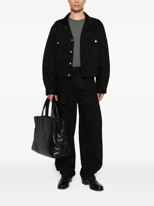 Lemaire Black trucker jacket - Image 2