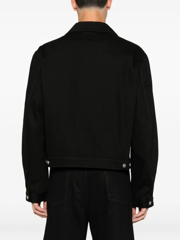 Lemaire Black trucker jacket - Image 3