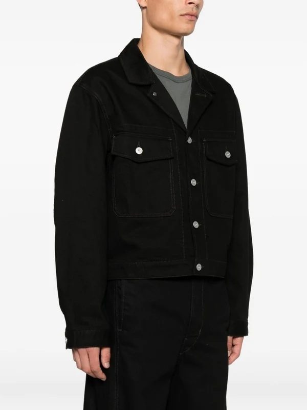 Lemaire Black trucker jacket - Image 4