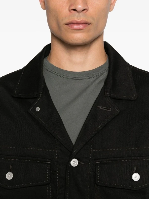 Lemaire Black trucker jacket - Image 5
