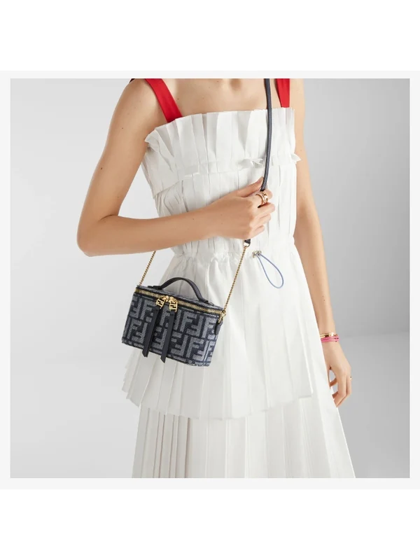 Fendi Blue Crossbody Bag - Image 4