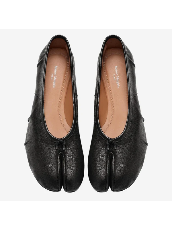 Maison Margiela Black Flat Shoes - Image 2